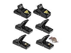 Generic GAR-14 Mouse Trap 6 Pack Reusable Snap Traps