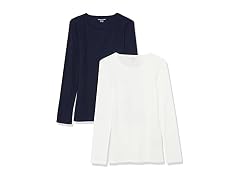 Amazon Essentials Women Rib Knit Crewneck Top