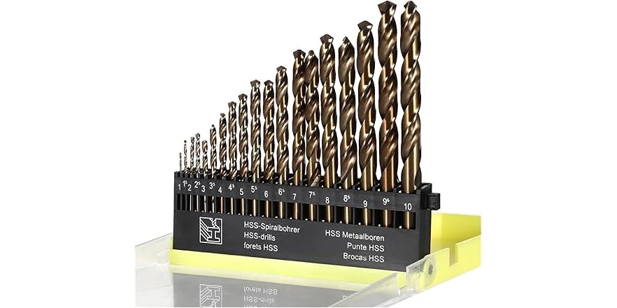 BUUV AAP-Tool-52 13PCS Cobalt Drill Bit Set