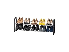 IRIS USA 2-Tier Shoe Rack, Holds 10 Pairs