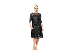 S.L. Fashions Black Lace (16W)