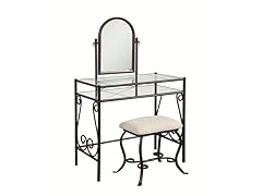 Clarisse Metal Vanity Set