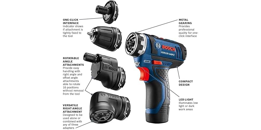 Bosch GSR12V-140FCB22-RT 12V MAX Drill/Driver Kit – Certified Refurbished (Like New)