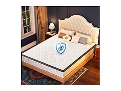 Glendan Firm Mattress Topper King: 3 Inch High Density Foam  (Open Box)