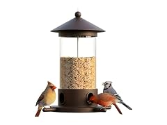 MrCrafts Metal Bird Feeder Hanging Iron