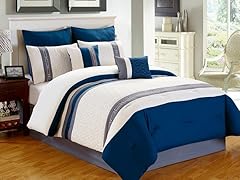 Cal King-Calloway 8pc Comforter Set-4 Colors