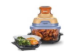 Ninja Crispi 4-in-1 Glass Air Fryer in Mango Clouds
