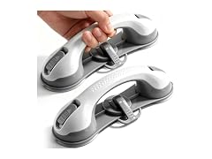 NUONU Grab Bars for Shower,Shower Handle with 3 He
