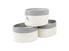 Casaphoria Cotton Rope Storage Baskets