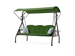 ZZW Patio Swing with Canopy 3 Seat