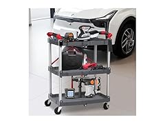YardYonder 3-Tier Folding Utility Cart 