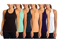6Pk Womens Performance Racerback Tank