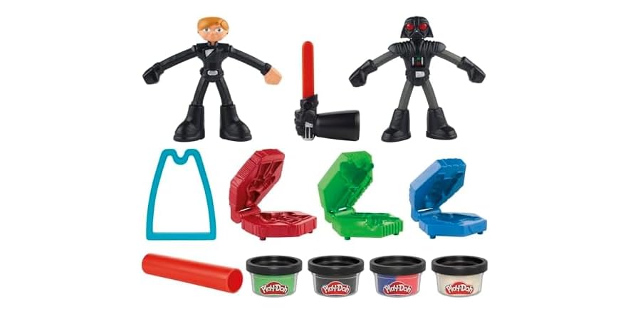 Play-Doh Star Wars Squish &amp; Slice Lightsabers