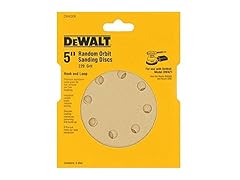 DEWALT 5" 220 Grit Sandpaper, 5 Pack