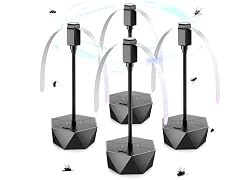 Hakol 4 Pack Fly Fans for Tables
