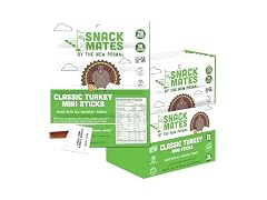 40PK New Primal Snack Mates Turkey Sticks