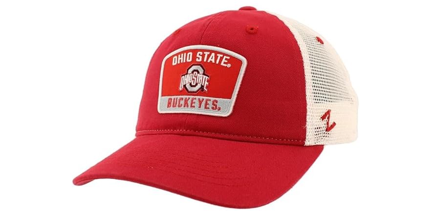 ZHATS NCAA Cappello Da Uomo Big Rig | Stile Camionista Regolabile Con Ricamo 3D Della Squadra