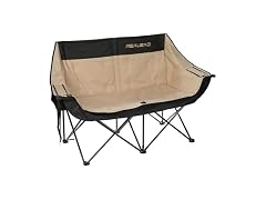Tan Double Camping Chair 650lb