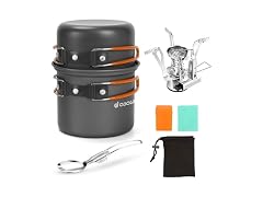 Odoland Camping Cookware Mess Kit