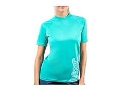 Kanu Surf Women's Lanai Lagoon Rashguard (L)