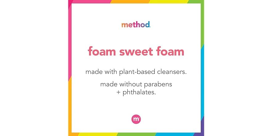 Method Foaming Hand Wash, Lemon Mint, 10 Ounce