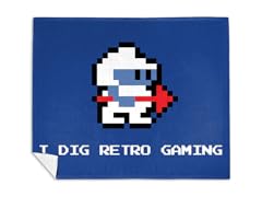 I Dig Retro Gaming Mink Fleece Blanket