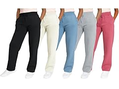 Womens Heavyweight Fleece-Lined Sweatpants