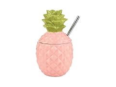 Drink Cup Tropical Summer Ceramic Tumbler 
