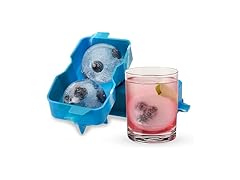 Host Silicone 2.25" Ice Sphere Silicone Mold in Blue Marble