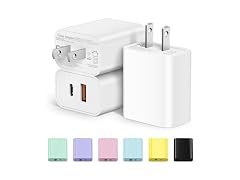 3 Pack USB-C Fast Charger Blocks