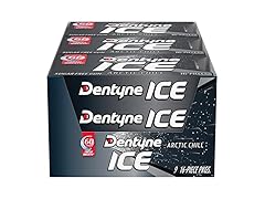 Dentyne Ice Arctic Chill Sugar Free Gum, 9 Packs of 16 Pieces (144 Total Pieces)