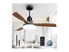 52" Smart Ceiling Fan w/ Light & Alexa