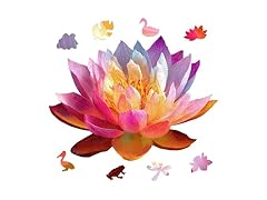 Ixfyloop Wooden Puzzles for Adults, Lucky Lotus