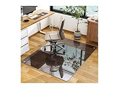 46"x 55" Tempered Glass Chair Mat