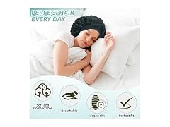 VECIIR Silk Bonnet for Sleeping Women