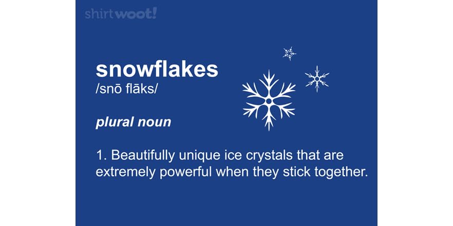 Snowflakes Definition