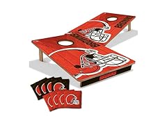 BROWNS Wood Cornhole Game Set