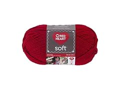 RED HEART Soft Yarn, Really Red