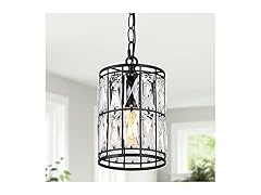 Savonnerie Crystal Pendant, 5.5" Dia