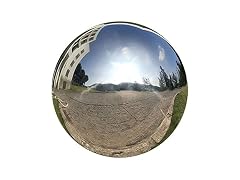 BECover 8 inches Gazing Ball,Silver