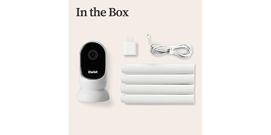 thumbnail image 2 of Owlet Cam Smart Baby Monitor - 1080p HD Video With Night Vision, Cry Detection & Temperature Tracking 2 of 6