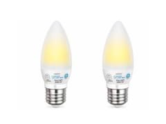 2-Pack 22W Equivalent Chandelier B11 E12 LED Light Bulb