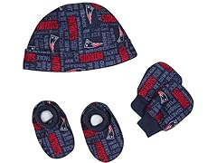 3pc NFL Cap, Booties, Mittens Set (0-6M)