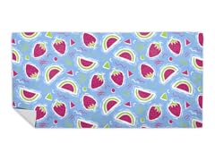 "90s Fruit" Beach Towel