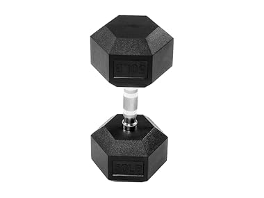 $49.99, Was $134.99, 62% Off! Signature Fitness Fitvids  Dumbbell, 50lbs Single dealfomo