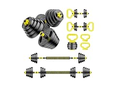 2x35lbs 4 in 1 Adjustable Dumbbell Set