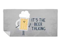 Beer Talk Beach Towel