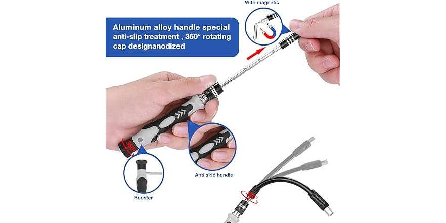 Hautton AAP-Tool-12 118 in 1 Mini Screwdriver Set