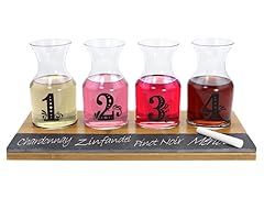 Wine Tasting Carafe Set with Chalkboard