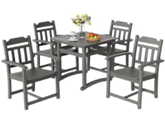 5 Piece Garden Furniture Set 1 Table